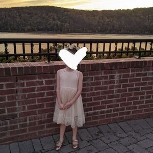 Elegant Cream Kids Dress